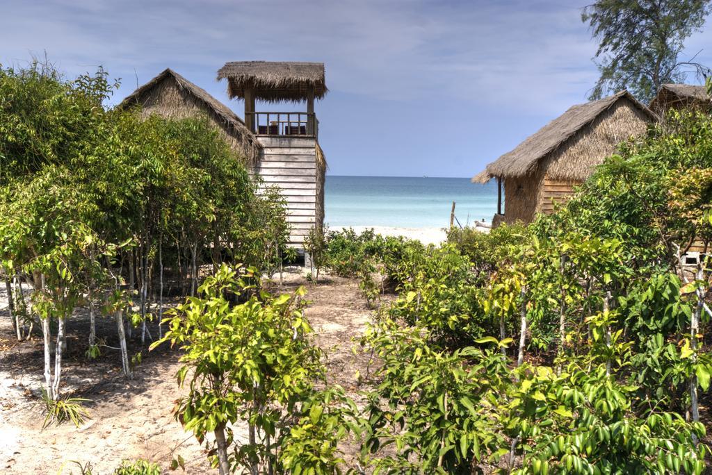 Green Blue Beach Hostel Koh Rong Sanloem Exteriör bild